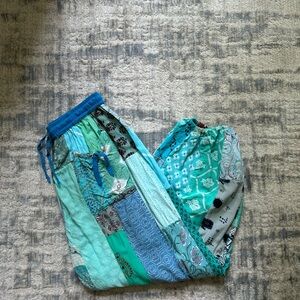 Boutique Boho Patchwork Balloon Joggers